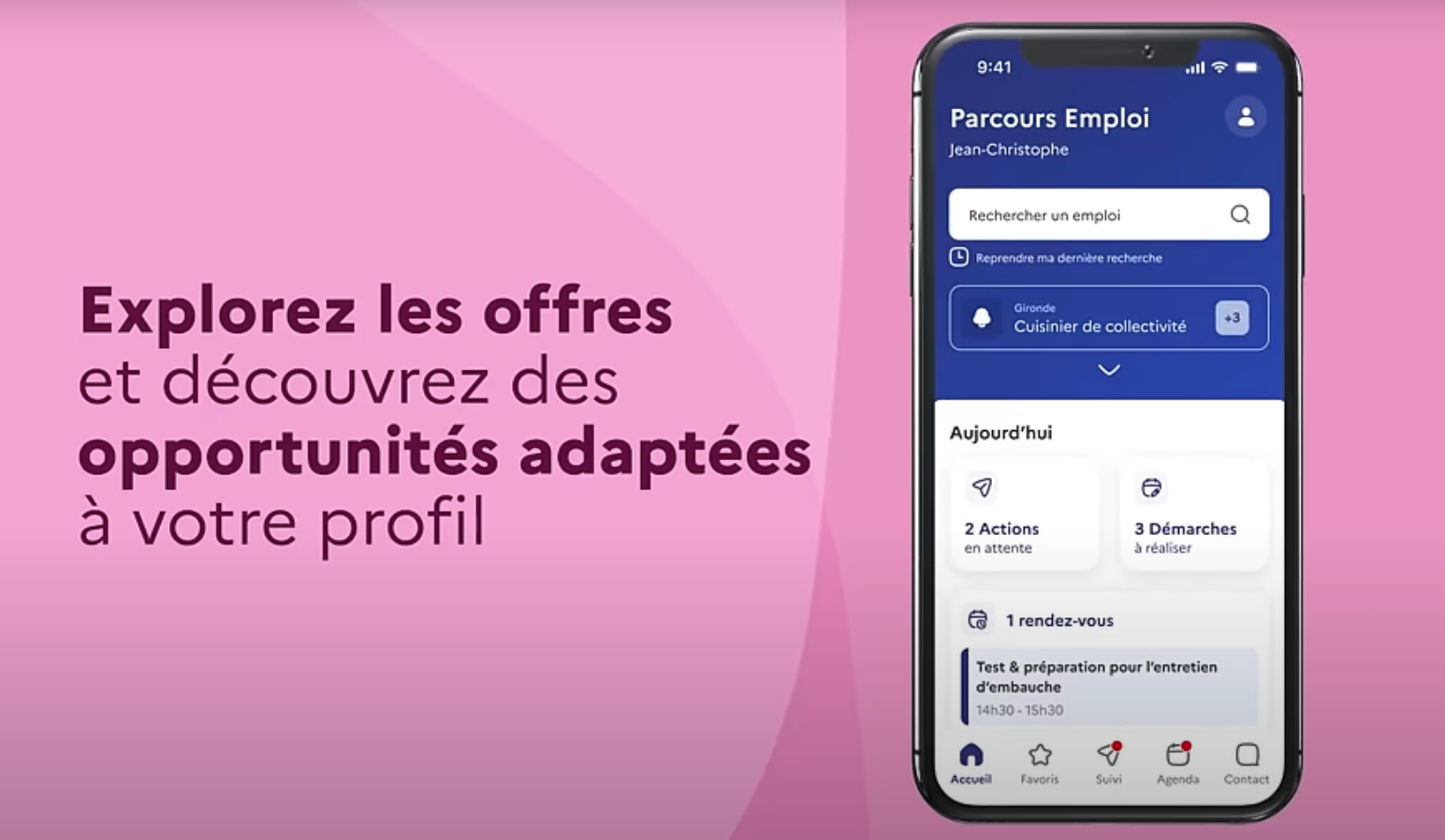 application Parcours Emploi