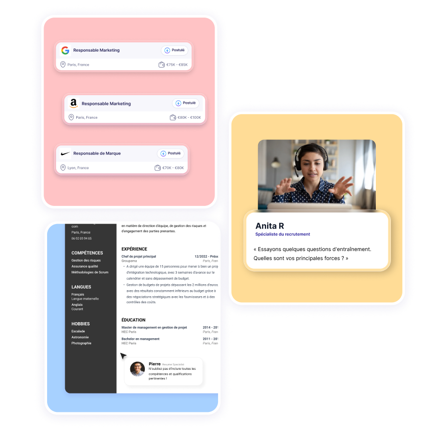 Rencontrez nos recruteurs
