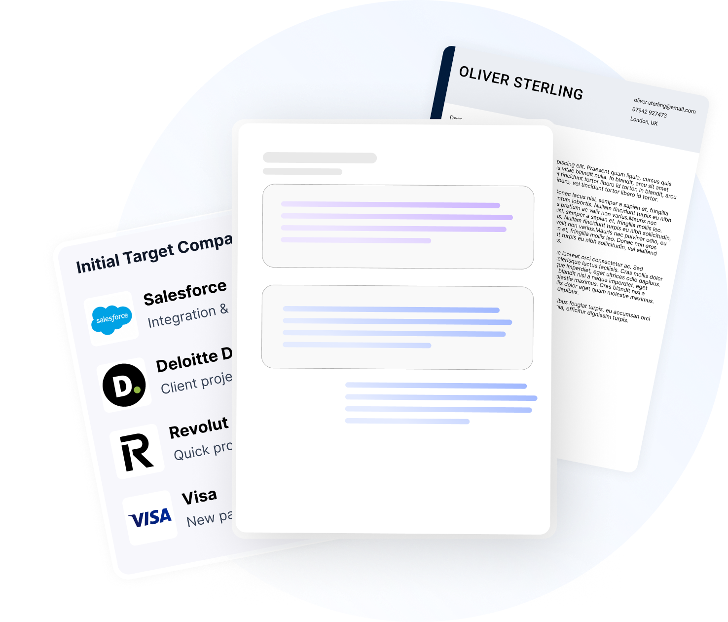 Personnalisé pour chaque annonce d'emploi