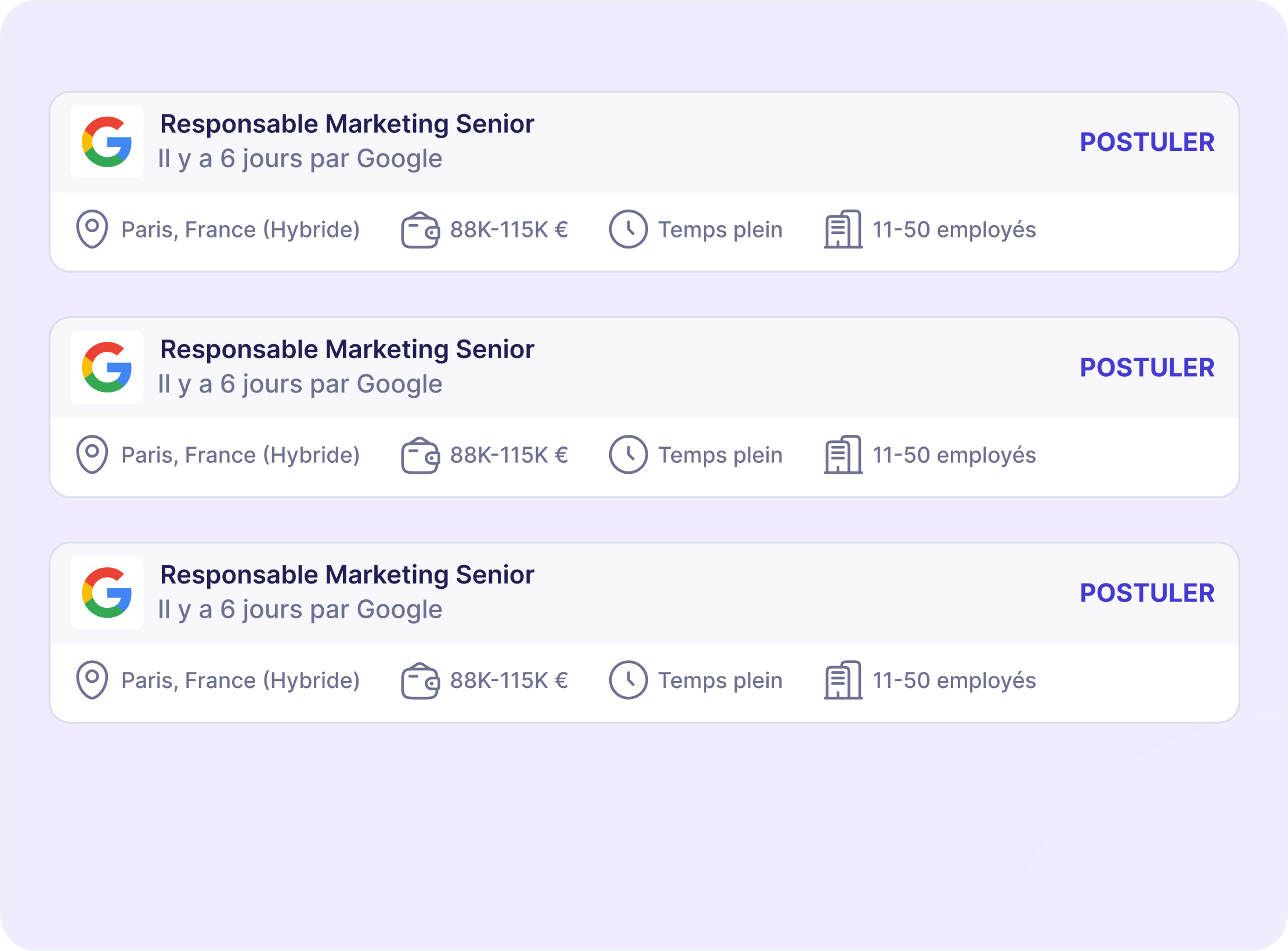 Moteur de recherche d’emploi
