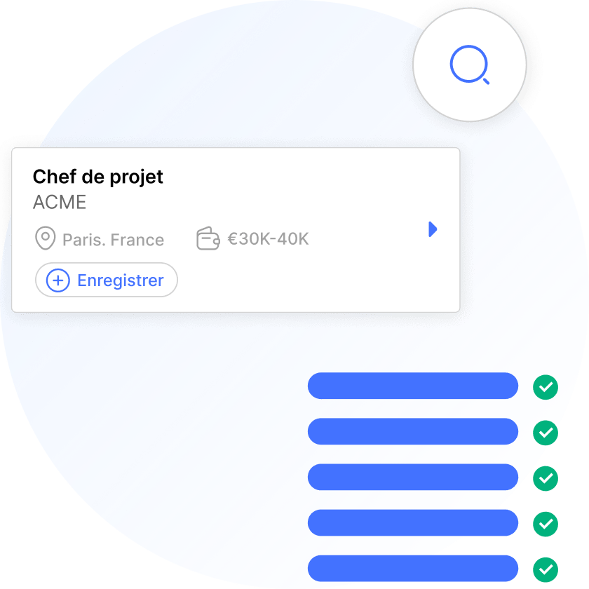Trouvez l'offre d'emploi idéale pour votre carrière